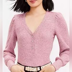 Ann Taylor Loft Knit Henley
